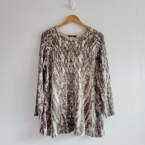 ☀️Nic+Zoe Camouflage Sweater